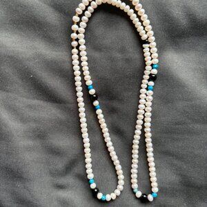 Multi-colored Pearl Necklace